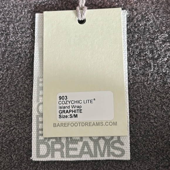 Barefoot Dreams Cozychic Lite Island Wrap - Graphite - Picture 3 of 3